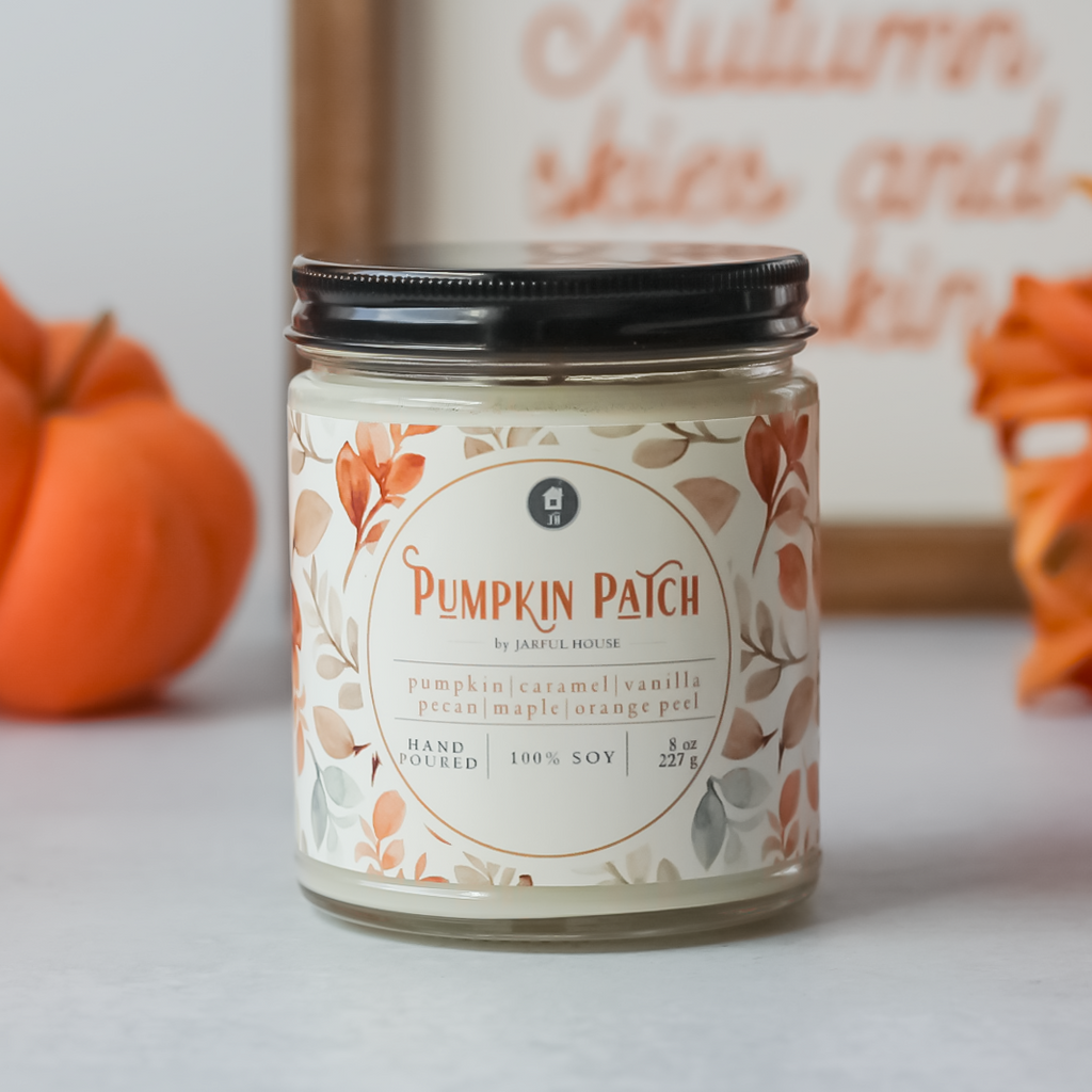 Fall Candle Pumpkin Patch - 8 oz. | Natural Soy Wax Candle