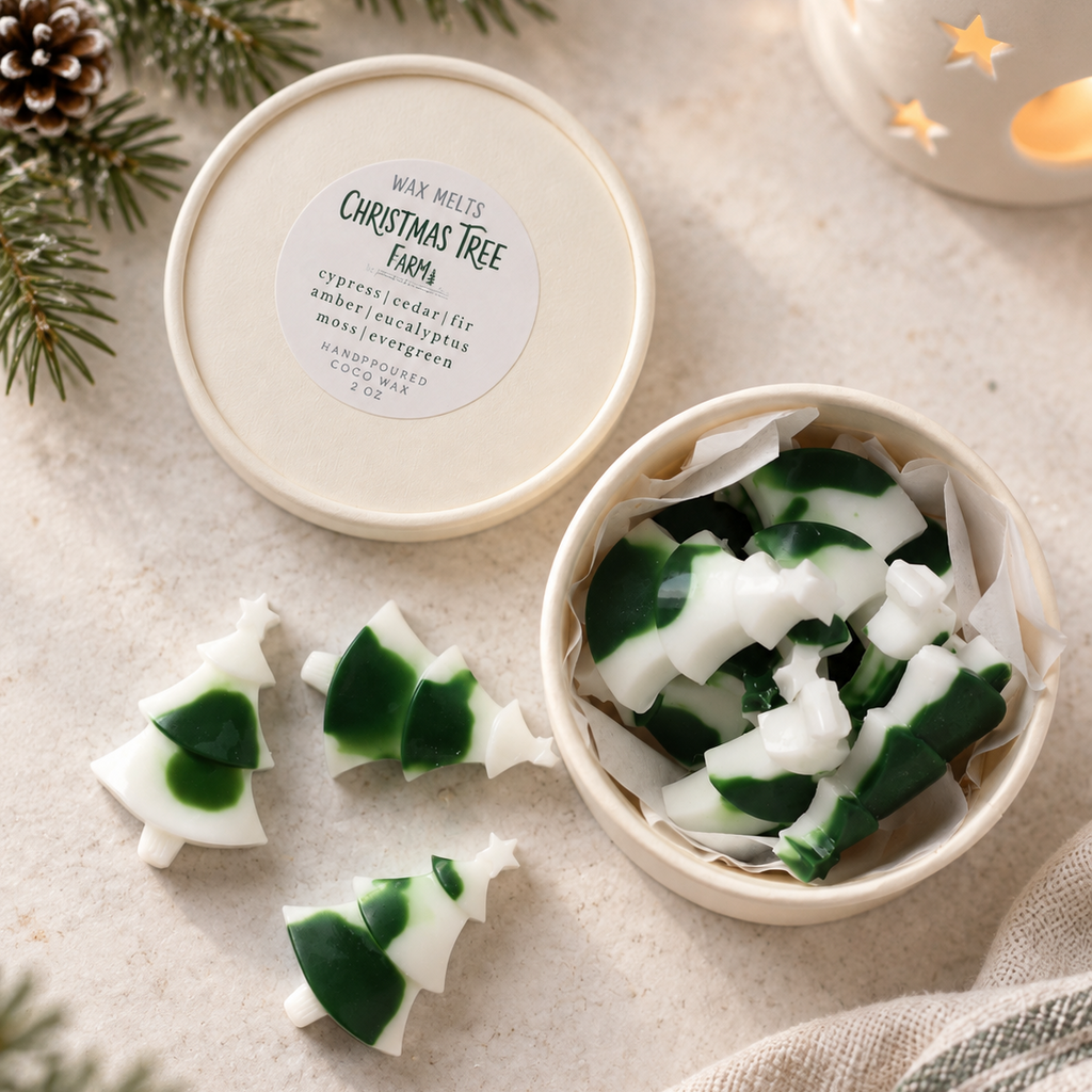 Christmas Tree Farm Gift Set Candle + Melts + Matches