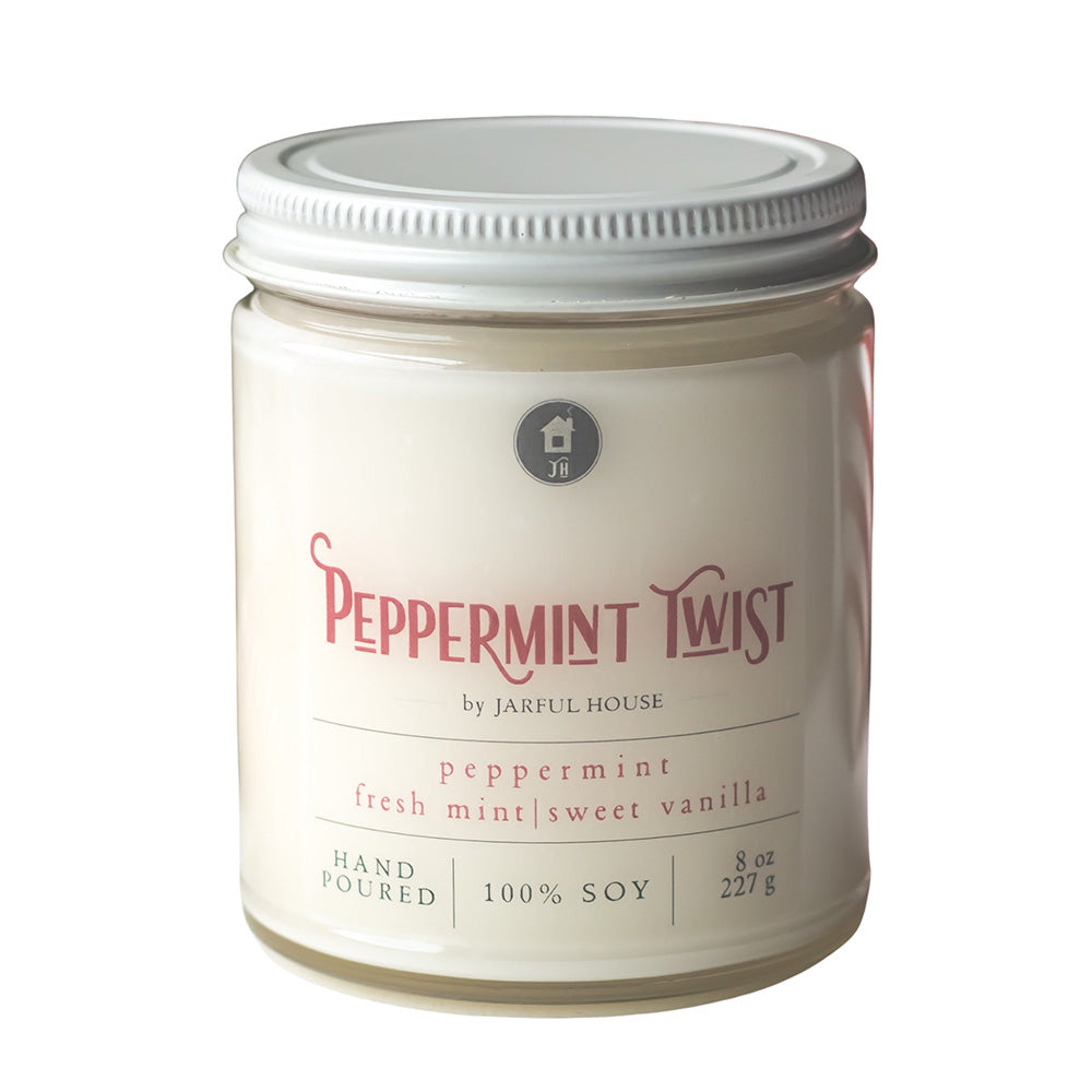 Christmas Candle Peppermint Twist 8 oz.