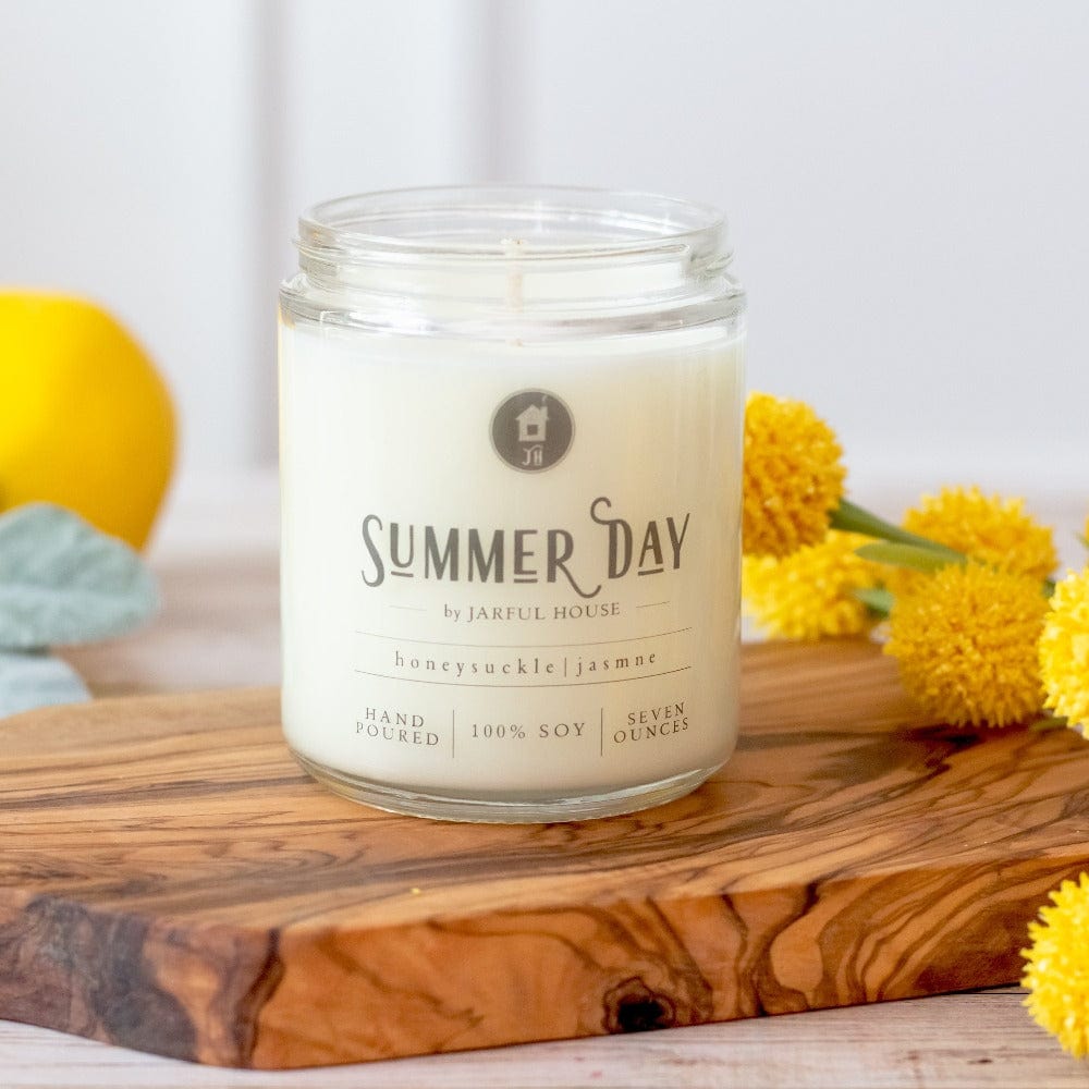 summer scent soy wax candle
