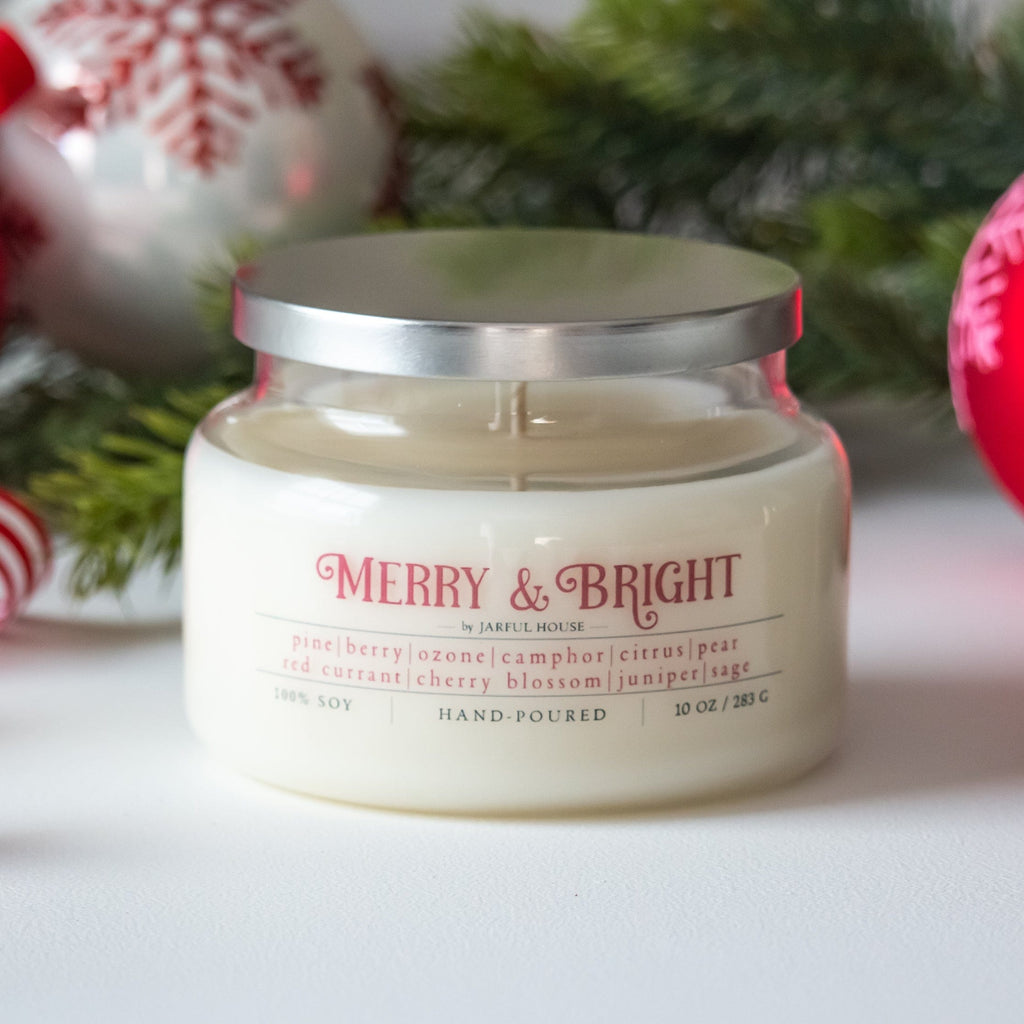 Christmas Candle Merry & Bright - 10 oz