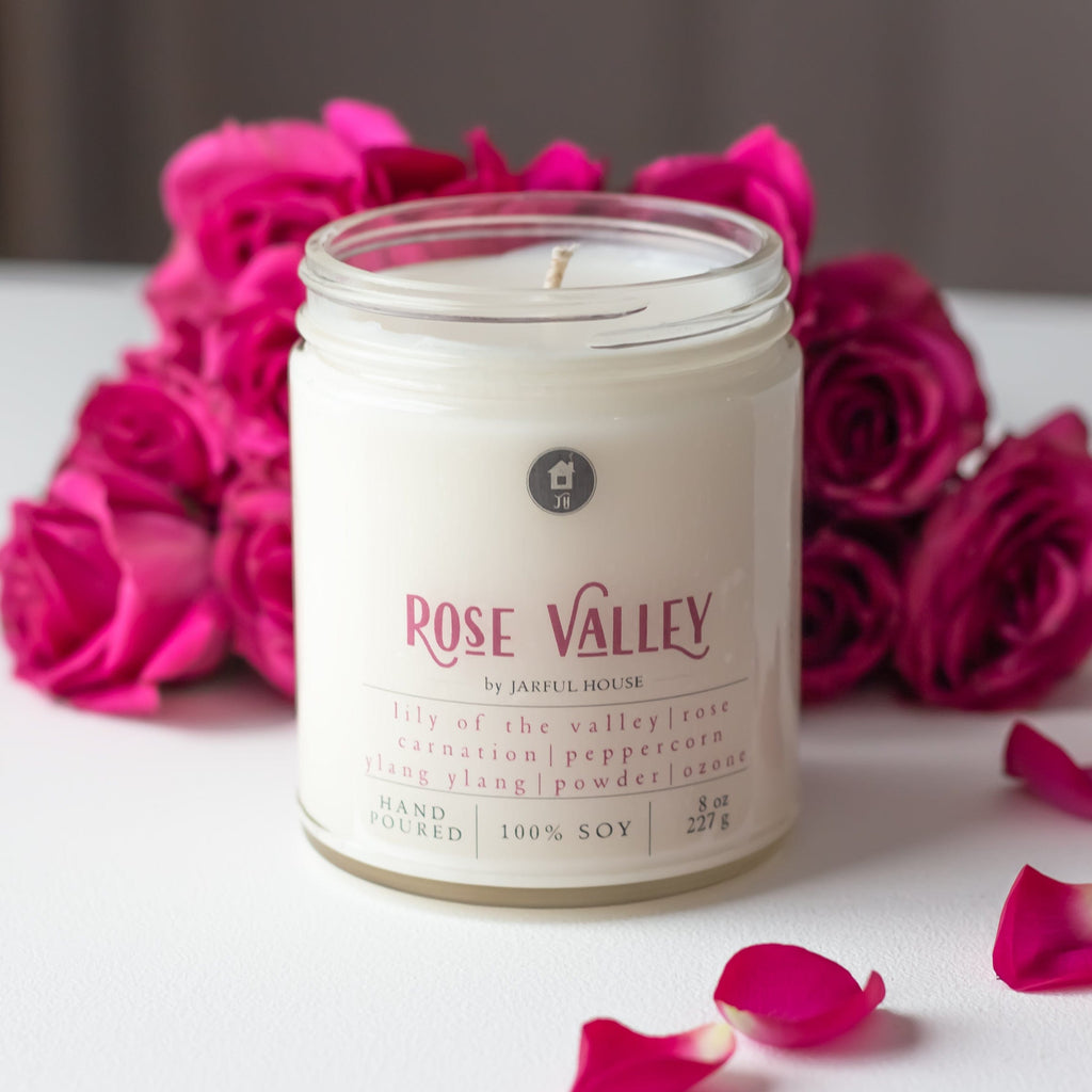 Soy Candle Rose Valley 8 oz.