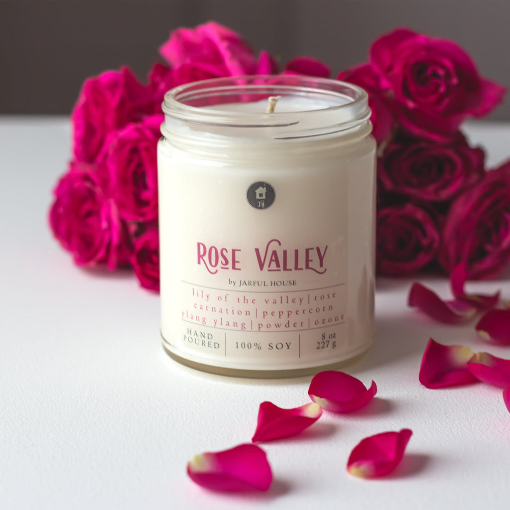 Soy Candle Rose Valley 8 oz.