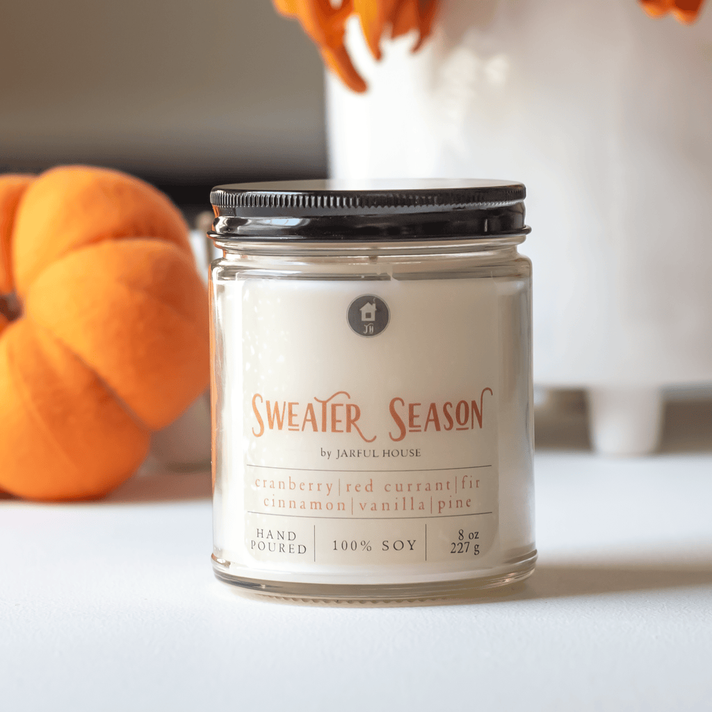 Fall Candle Sweater Season - 8 oz. | Halloween Candle