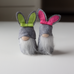 2 Mini Gnomes Easter Bunnies