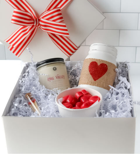 Romantic Rose Valley Candle and Wax Melts Set