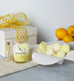 Lemoncello Candle Gift Set – Dessert Candle + Lemon Drop Honeycomb Melts + Matches