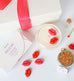 Kiss & Tell Gift Bundle: XOXO Candle, Lip Wax Melts, Velvet Rose Bath Salts