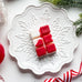 Christmas Wax Melts Merry & Bright - White & Red 3 oz.