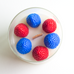Dessert Candle Americana | Red White Blue Patriotic Home Decor