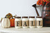 Farmhouse Fall Table Centerpiece | White Fall Home Decor - Two Sided - Jarful House