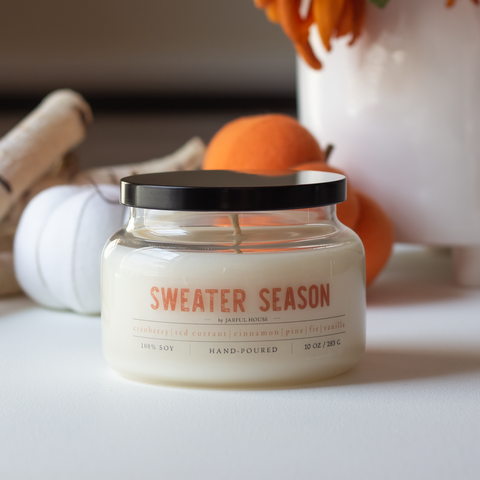 Fall Soy Candle Sweater Season - 10 oz.